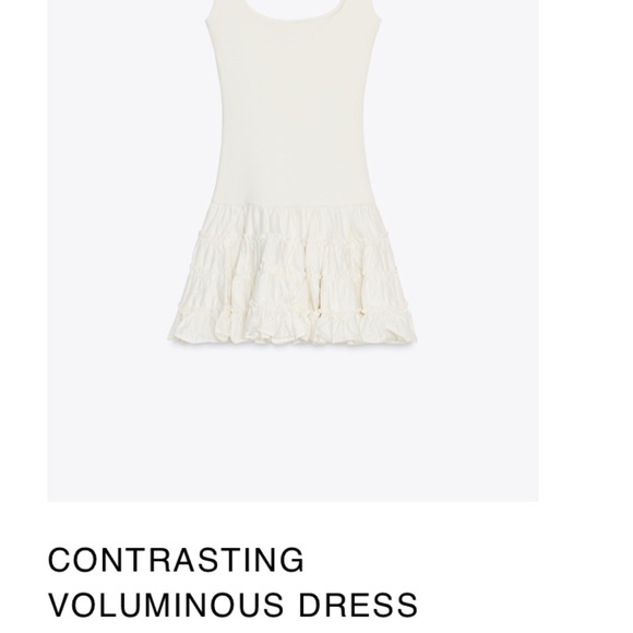 Zara Cream Mini Dress - Picture 3 of 7